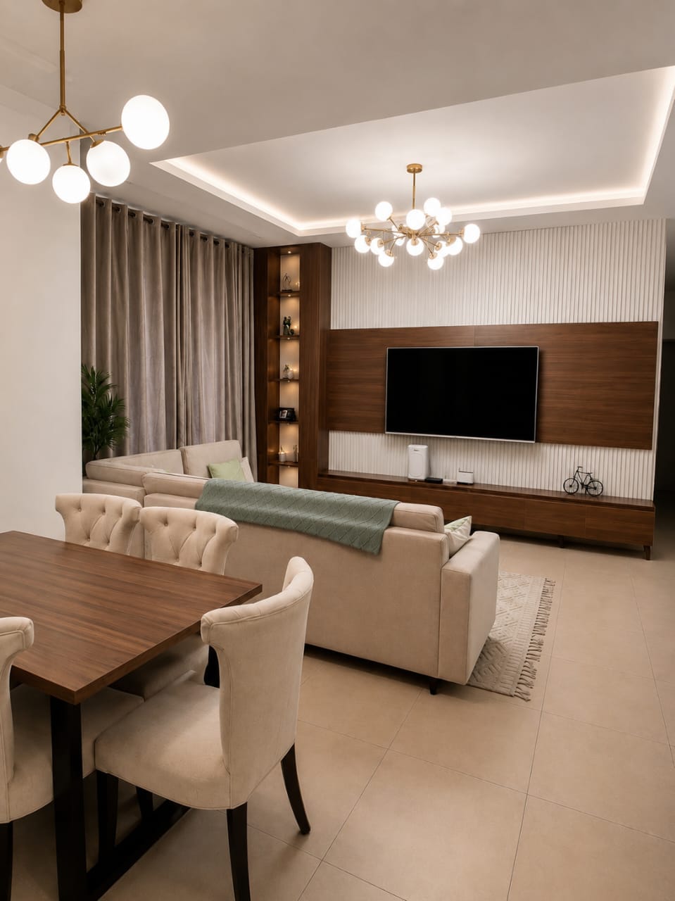 Fully furnished 3 bedroom apartment 