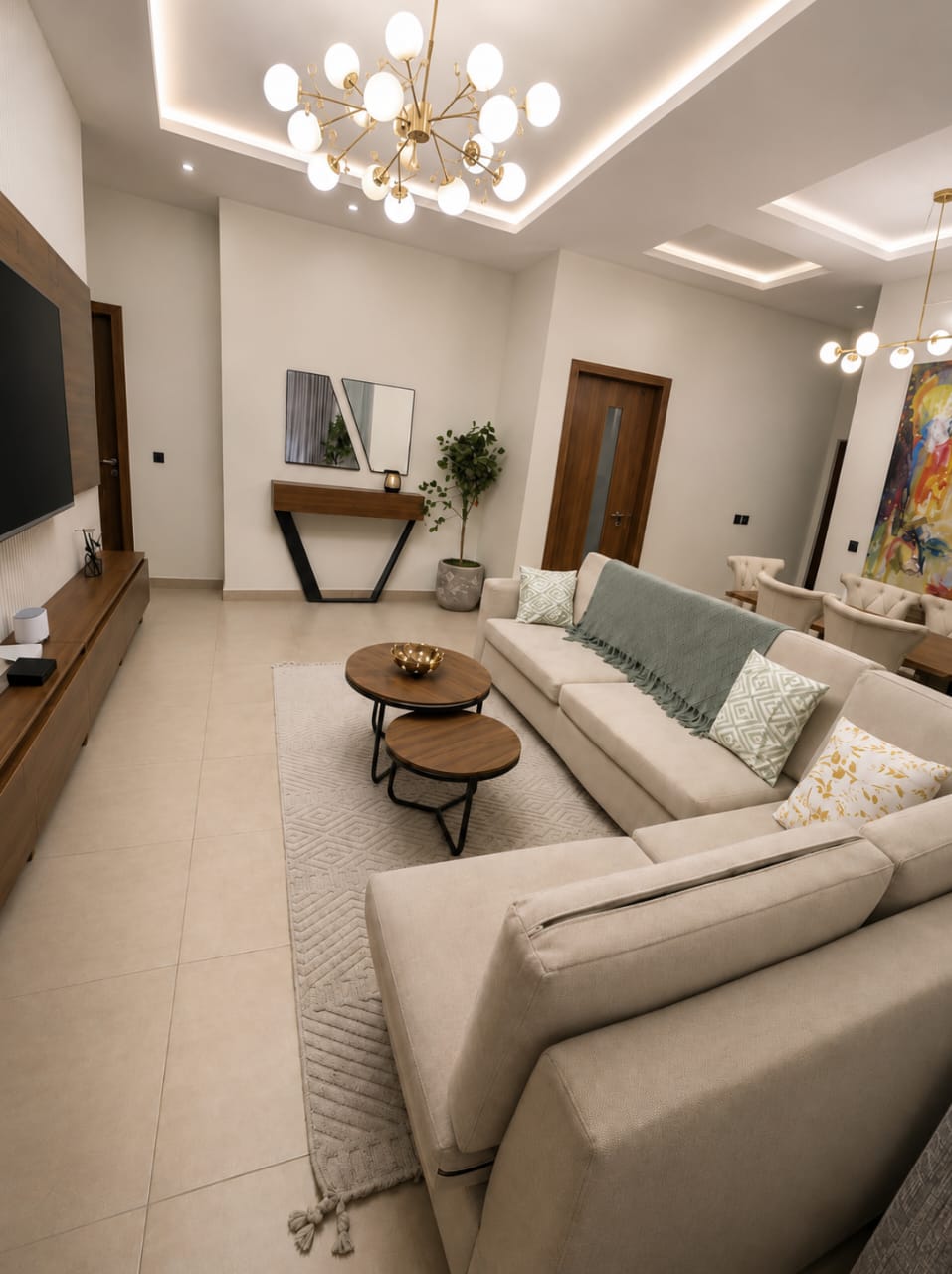 Fully furnished 3 bedroom apartment 