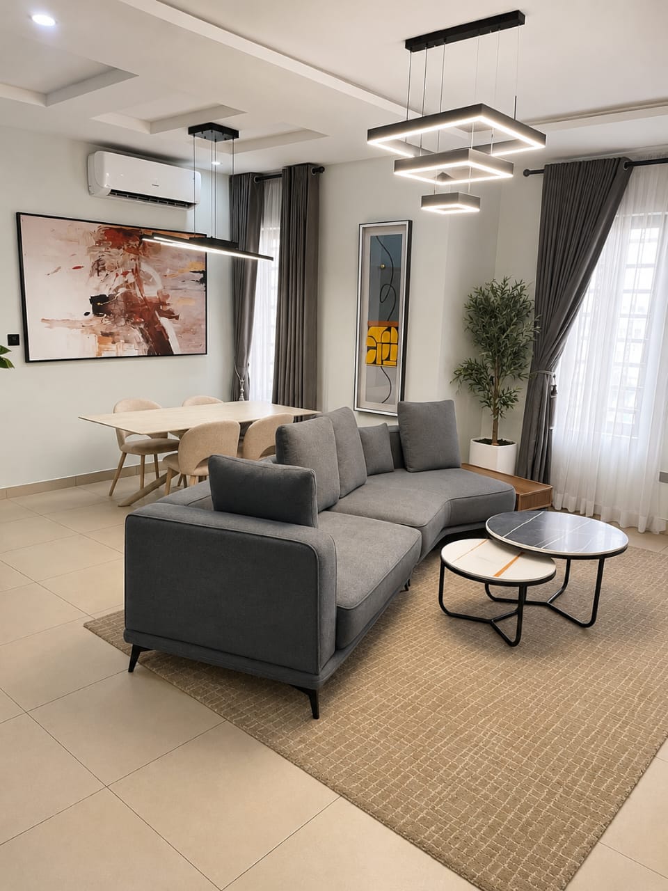Fully furnished 3 bedroom apartment 