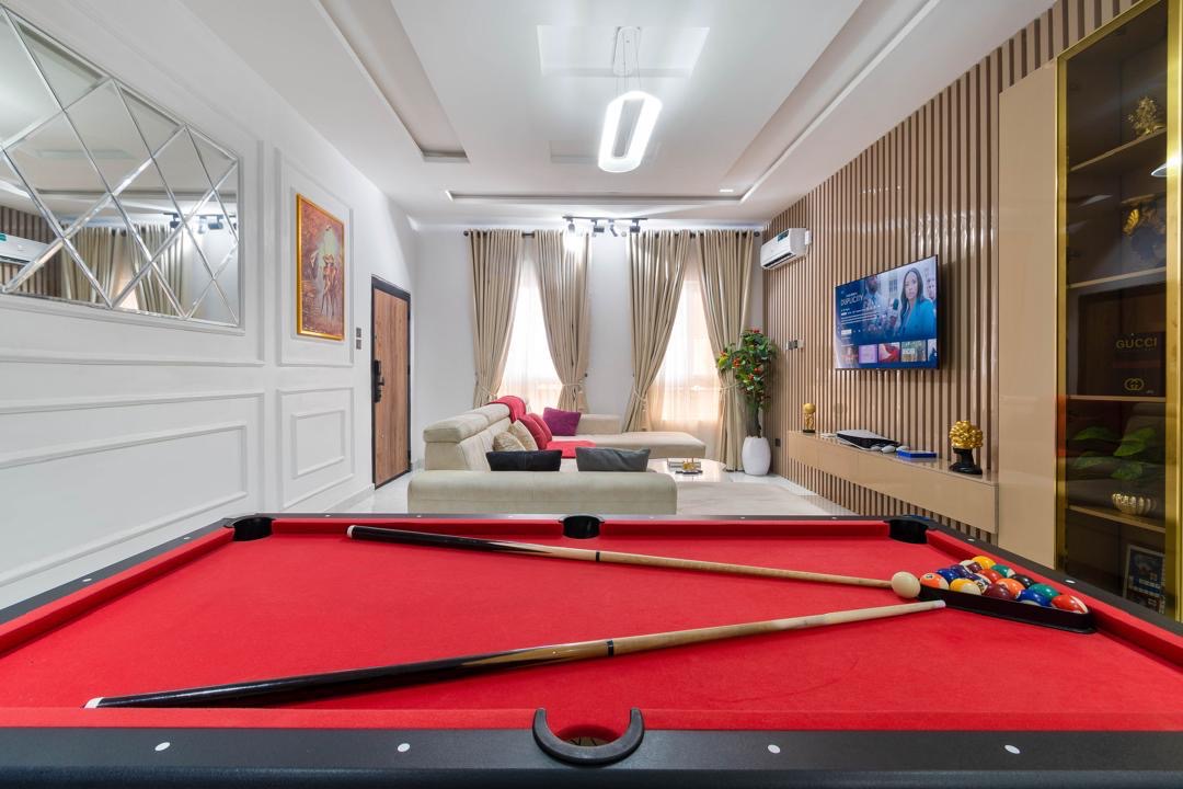 3 Bedroom Apartments Snooker Board, Gym, Pool