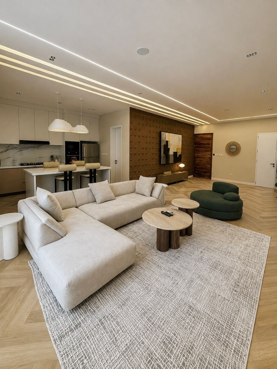 OUR SPACIOUS BRAND NEW 2 BEDROOM APARTMENT WITH ROOFTOP SWIMING POOL AND GYM 🤍✨
