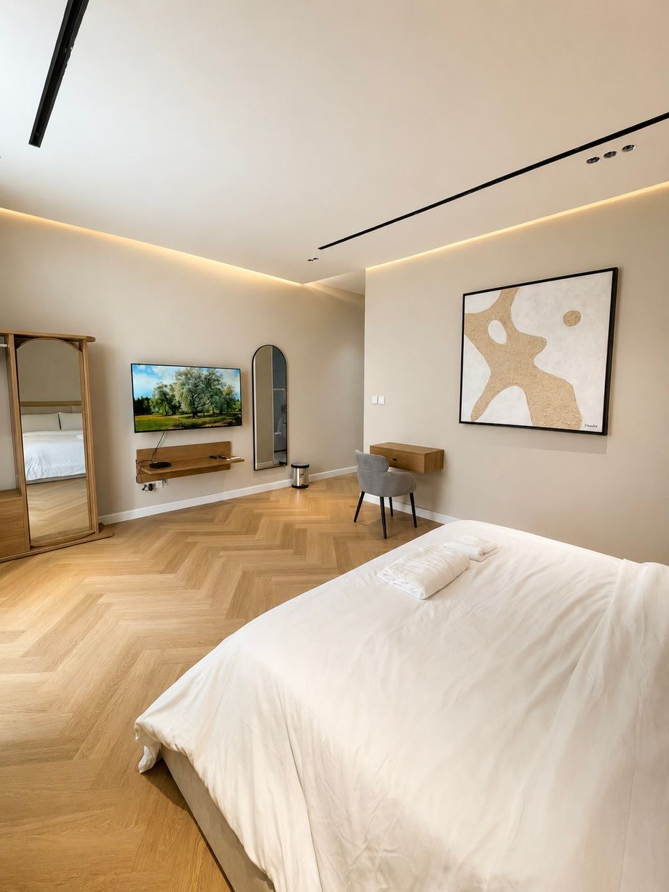 OUR SPACIOUS BRAND NEW 2 BEDROOM APARTMENT WITH ROOFTOP SWIMING POOL AND GYM 🤍✨