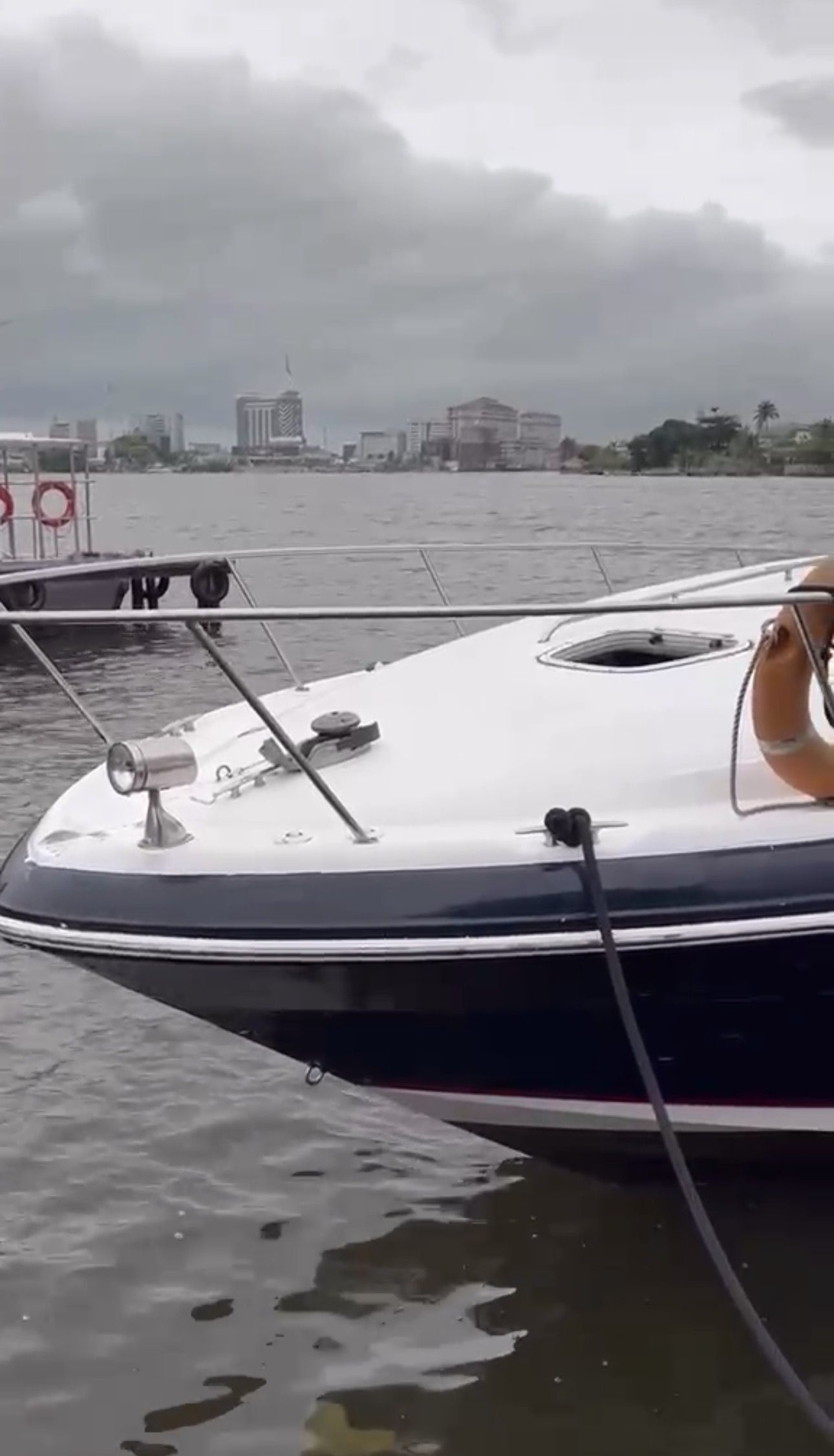 20-Seater boat powered by triple 400HP engines 
